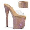 Pleaser - BEJEWELED812RS Talons hauts - Beige/Couleur or rose Product image